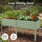 Best Choice Products 72x24x30in Non Toxic Elevated Galvanized Metal Garden Bed Corner Protectors